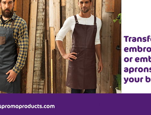 Transfer, embroider or emboss aprons for your business